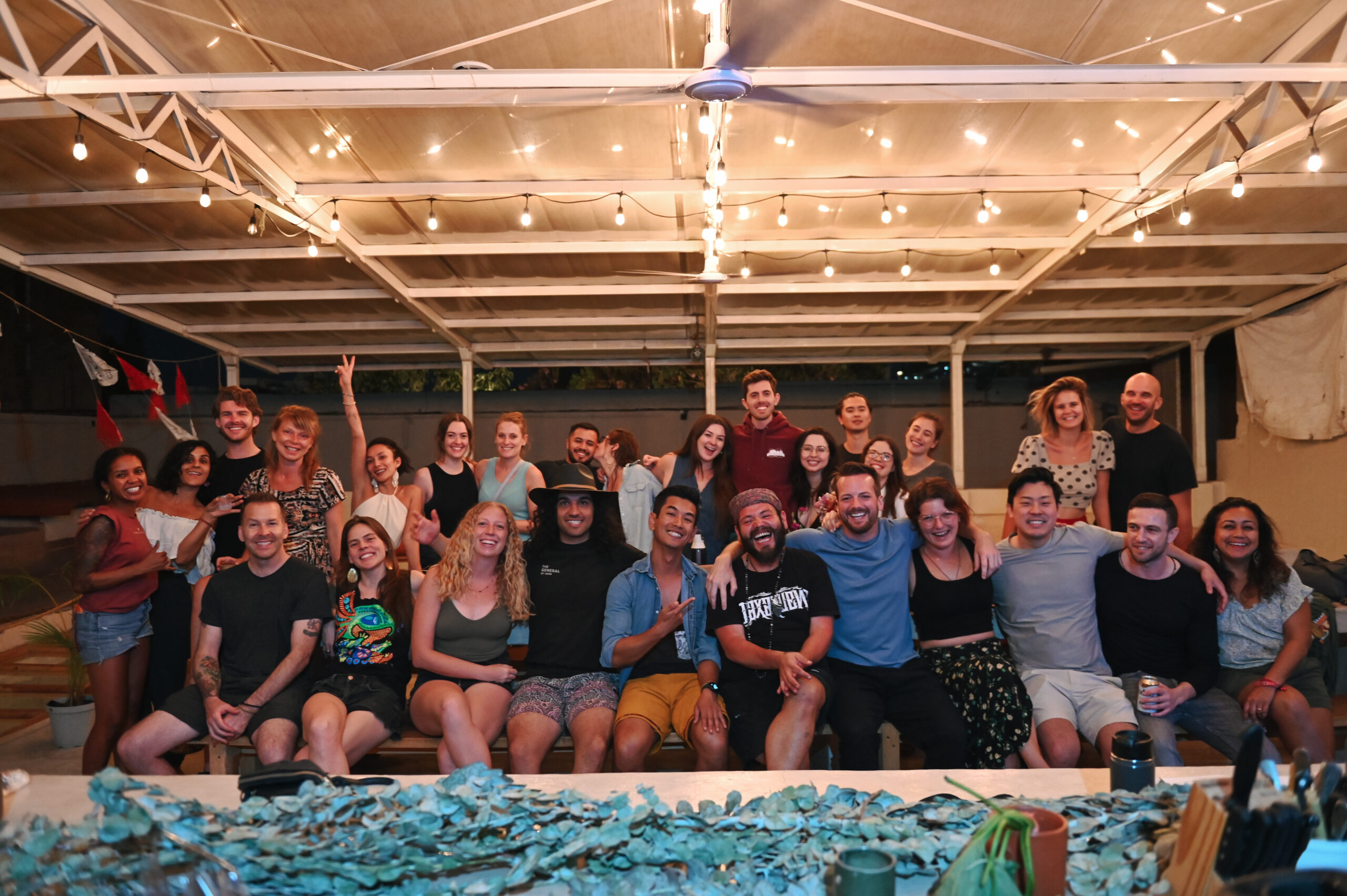 Co404 community at family dinner